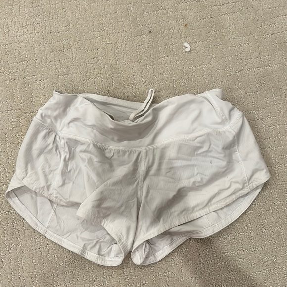 lululemon athletica Pants - White Lululemon Speed up shorts